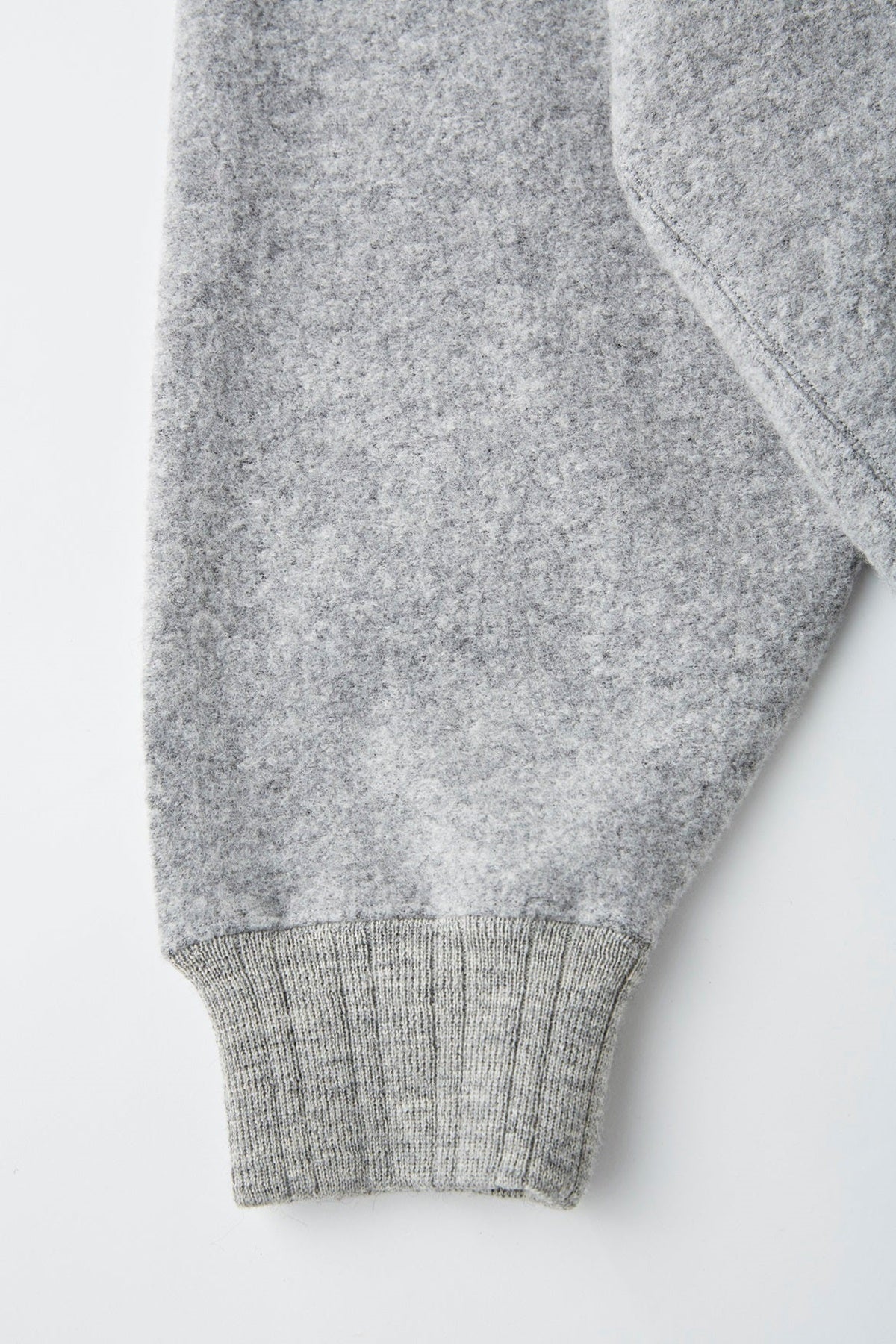 ○OLD JOE - ZIPFRONT ATHLETIC HOODIE - PEWTER