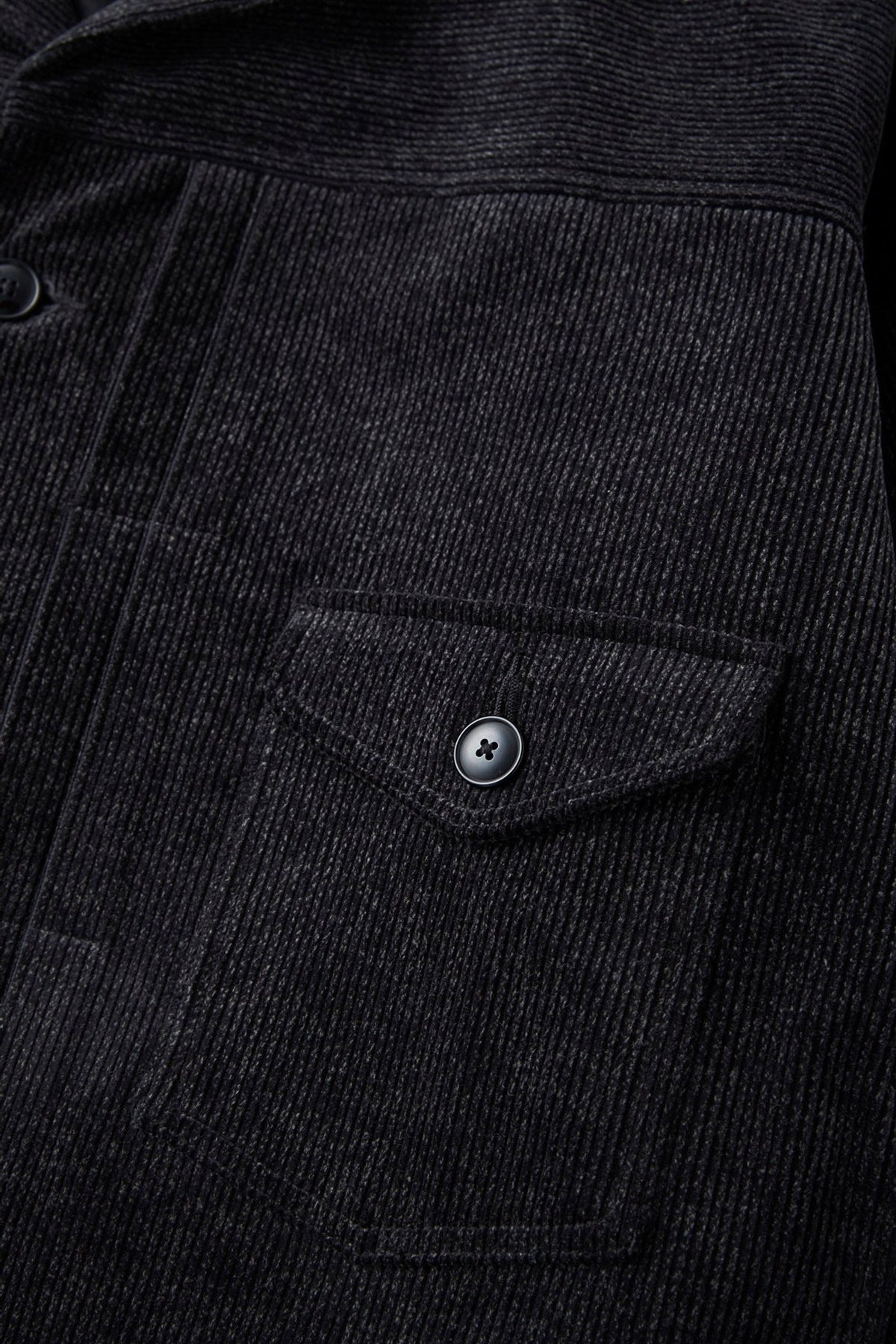 ○OLD JOE - PRINTED CORDS JEAN JACKET - GRAPHITE