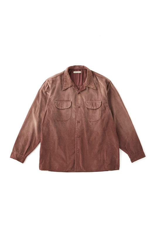 ○OLD JOE - SWALLOW COLLAR NASSOU SHIRTS - BARK