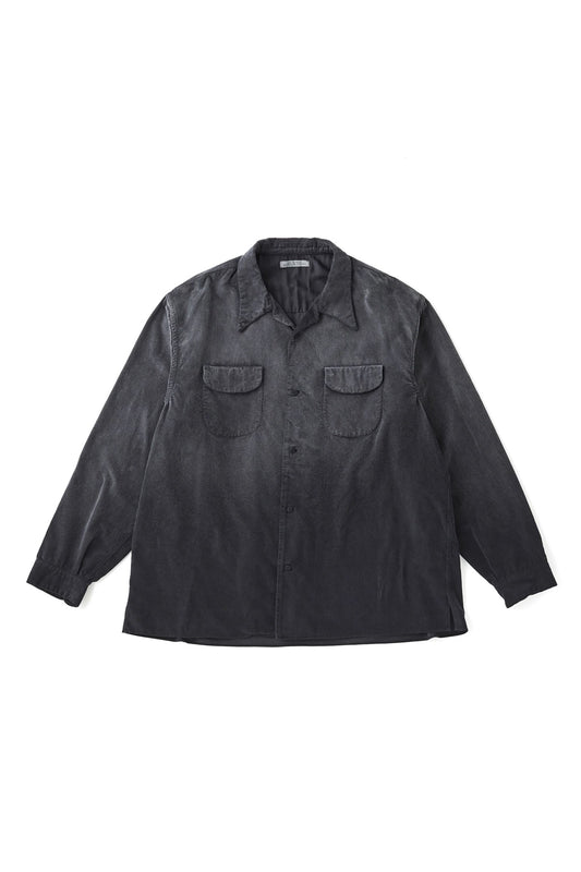 ○OLD JOE - SWALLOW COLLAR NASSOU SHIRTS - GRAPHITE