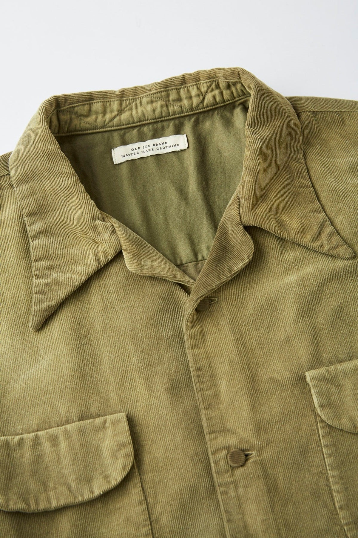 ○OLD JOE - SWALLOW COLLAR NASSOU SHIRTS - MOSS