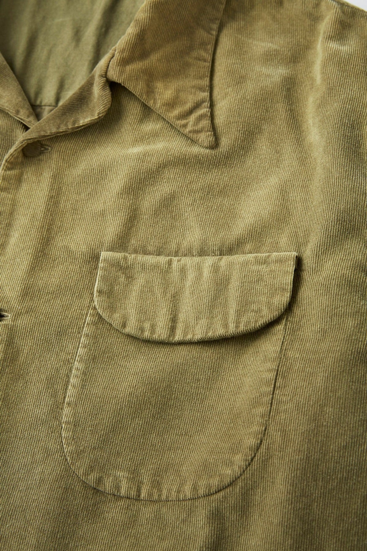 ○OLD JOE - SWALLOW COLLAR NASSOU SHIRTS - MOSS