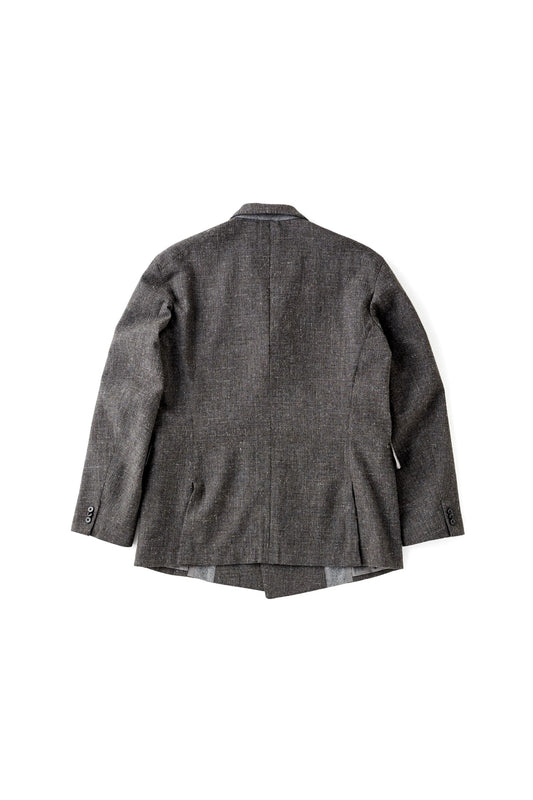 ○OLD JOE - DOUBLE BREASTED SWING JACKET - PEWTER