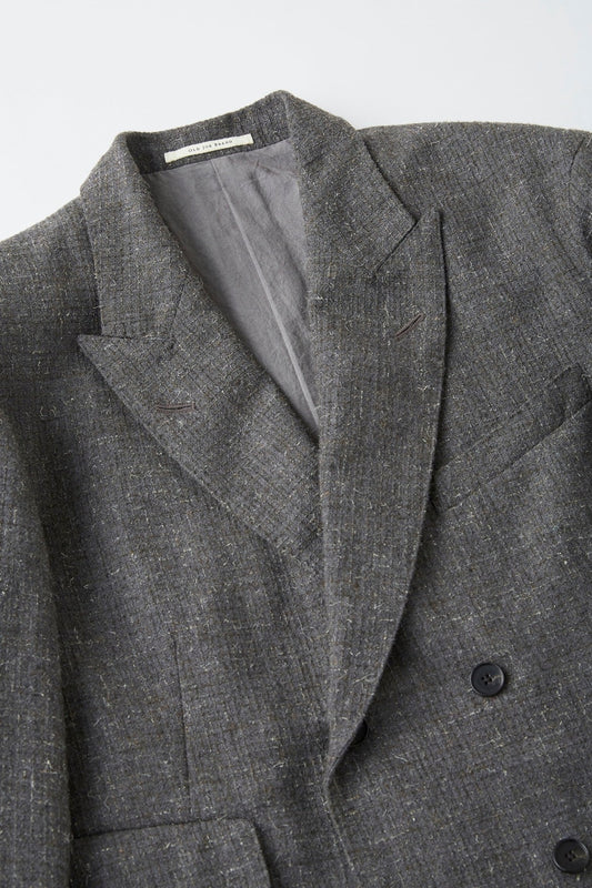 ○OLD JOE - DOUBLE BREASTED SWING JACKET - PEWTER