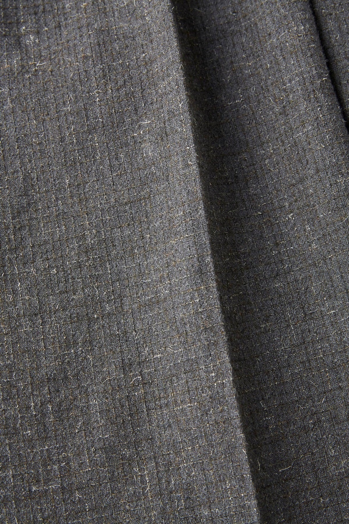 ○OLD JOE - DOUBLE PLEATED DRAPE TROUSER - PEWTER