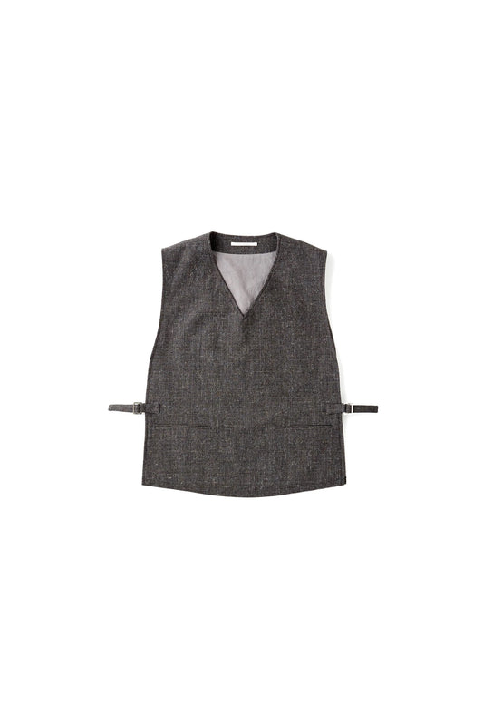 ○OLD JOE - SLITSIDE GENTS VEST - PEWTER