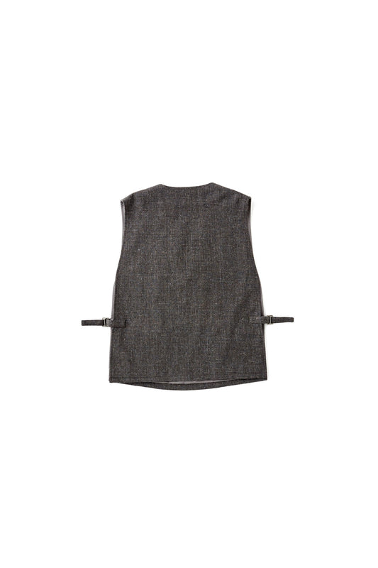 ○OLD JOE - SLITSIDE GENTS VEST - PEWTER