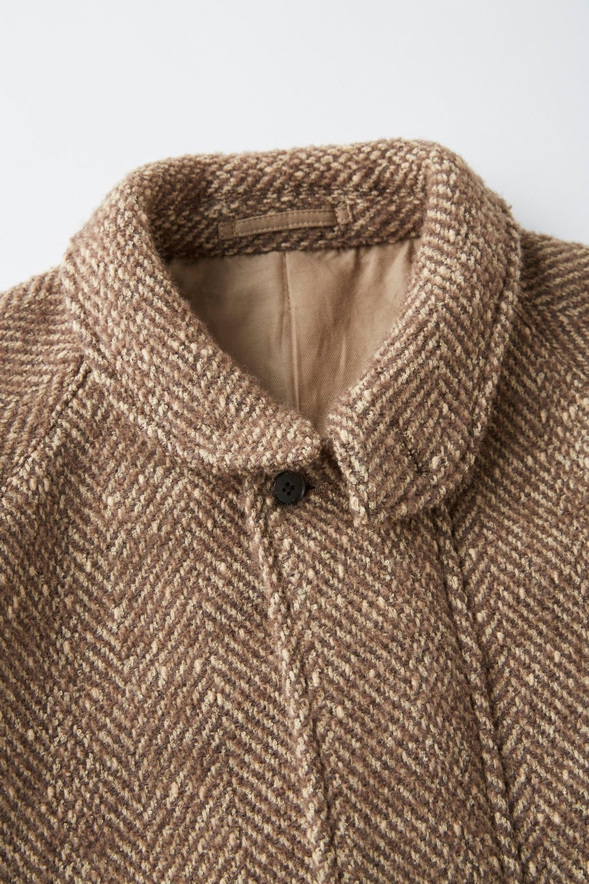 ○OLD JOE - ROUND-COLLAR MOTORING JACKET - WHEAT