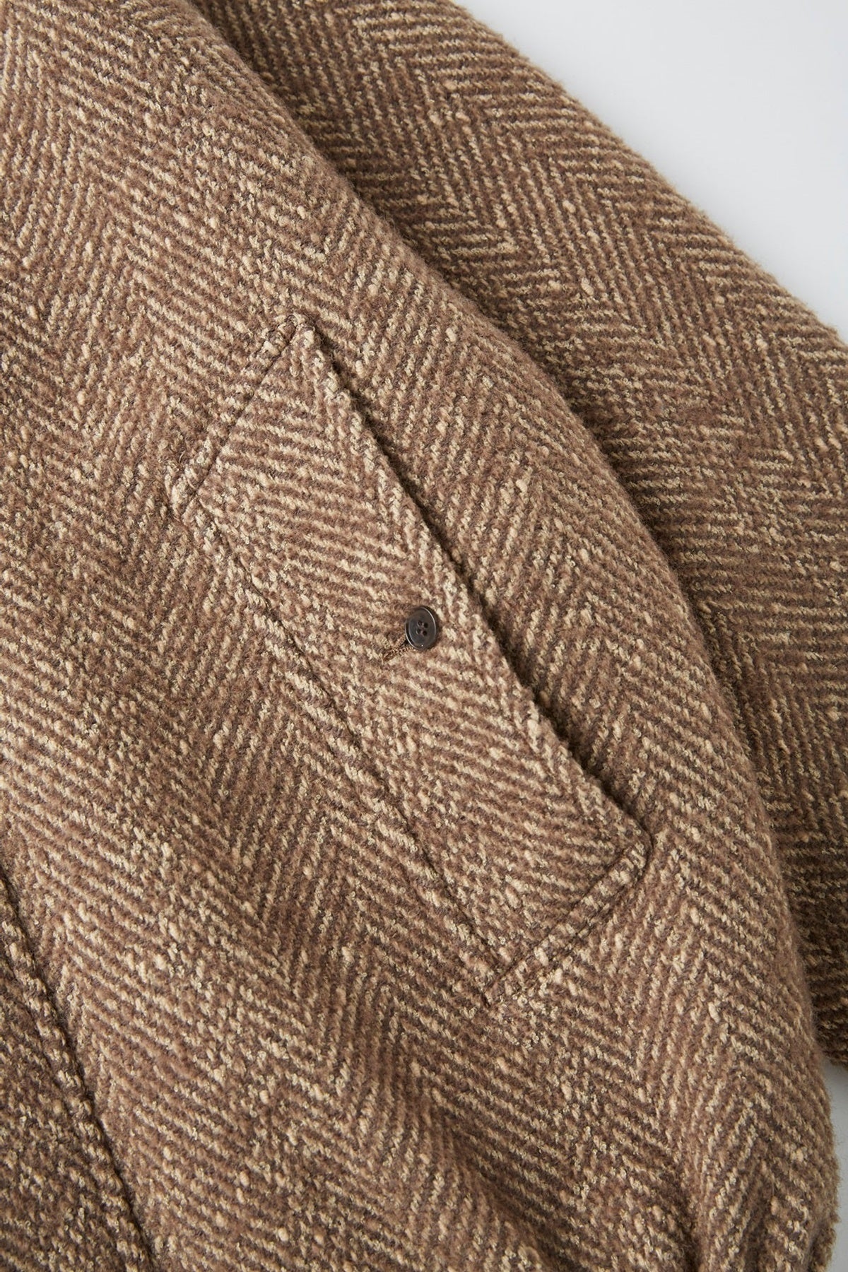 ○OLD JOE - ROUND-COLLAR MOTORING JACKET - WHEAT