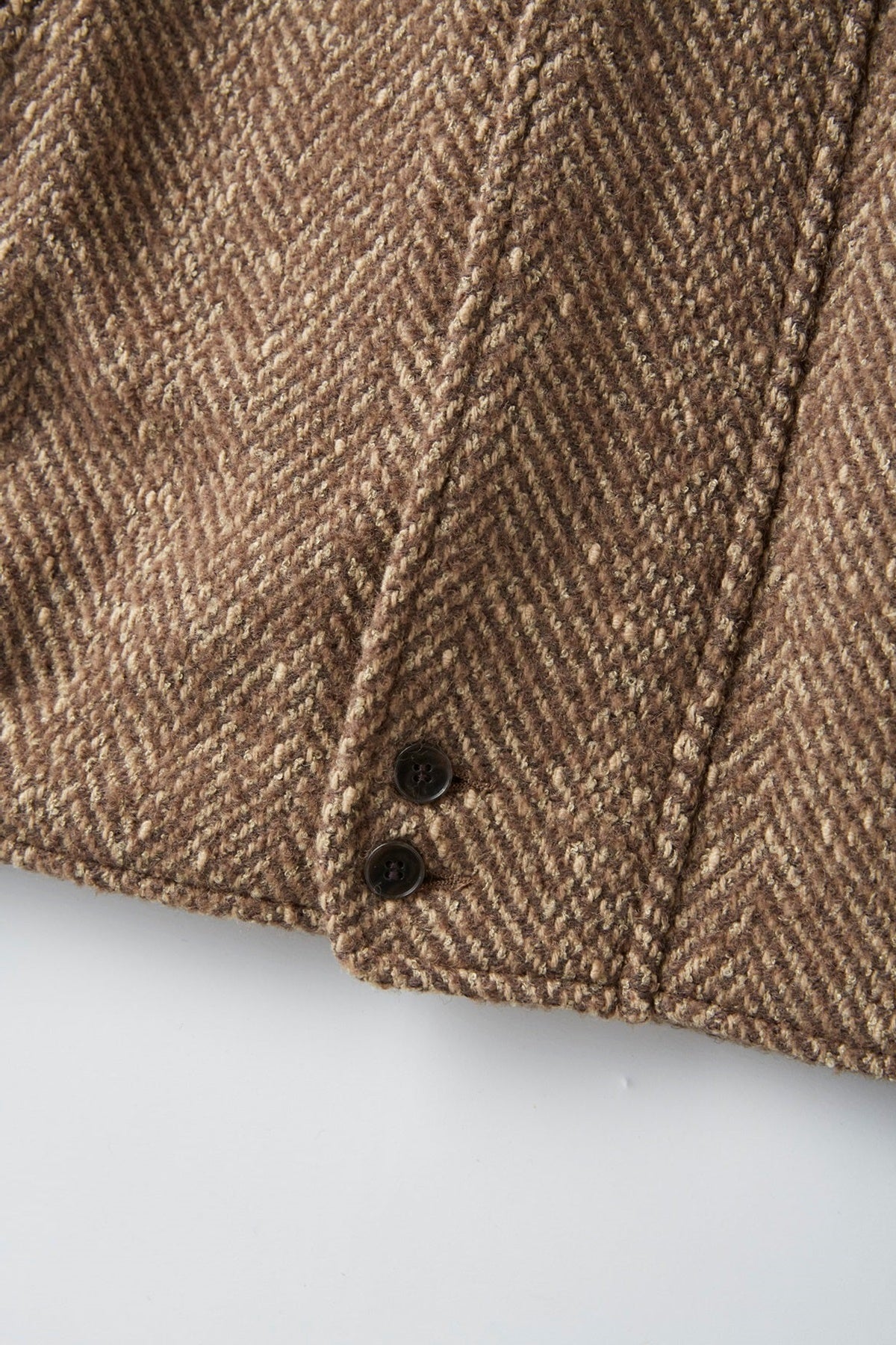 ○OLD JOE - ROUND-COLLAR MOTORING JACKET - WHEAT