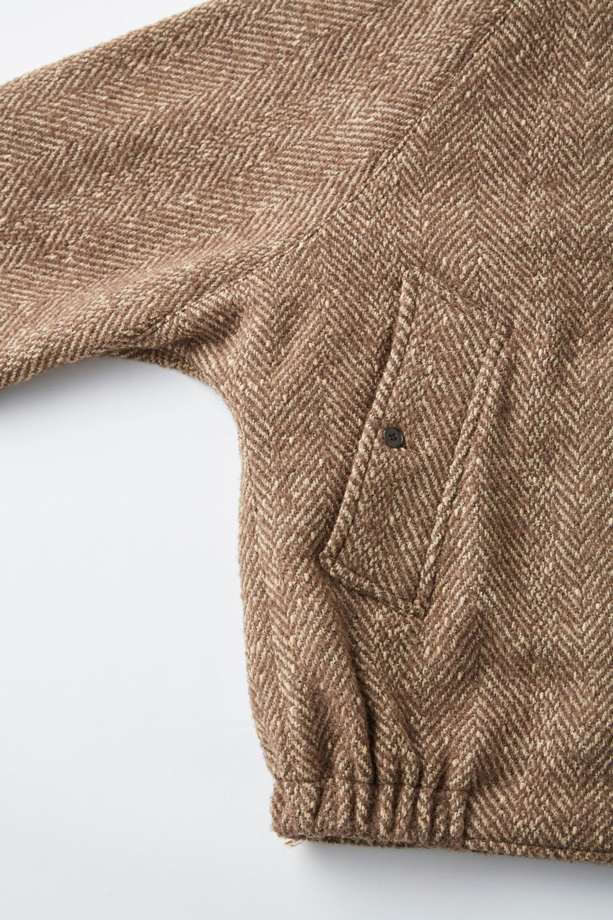 ○OLD JOE - ROUND-COLLAR MOTORING JACKET - WHEAT