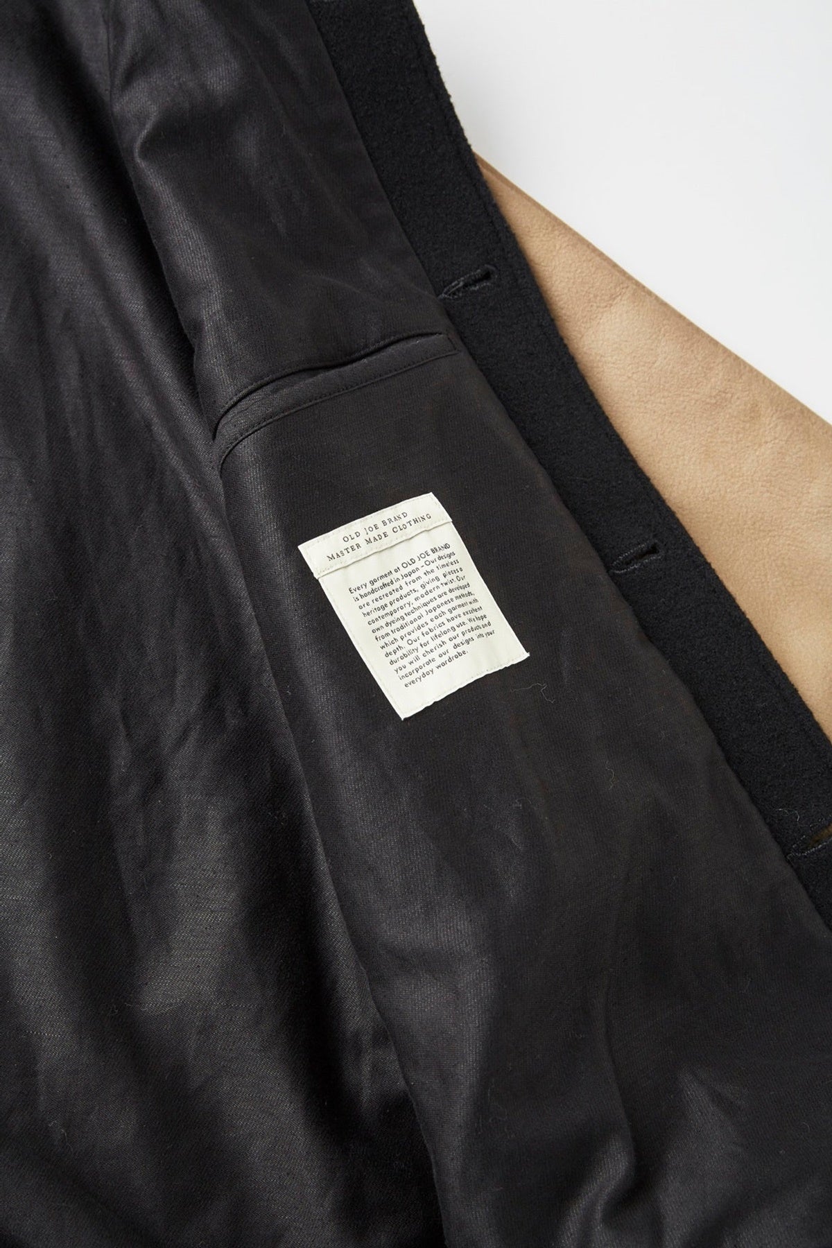 ○OLD JOE - BUTTON-FRONT CAMPBELL JACKET - ONYX×DUNE