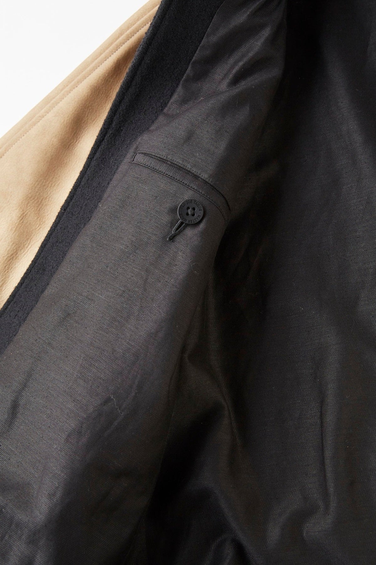 ○OLD JOE - BUTTON-FRONT CAMPBELL JACKET - ONYX×DUNE