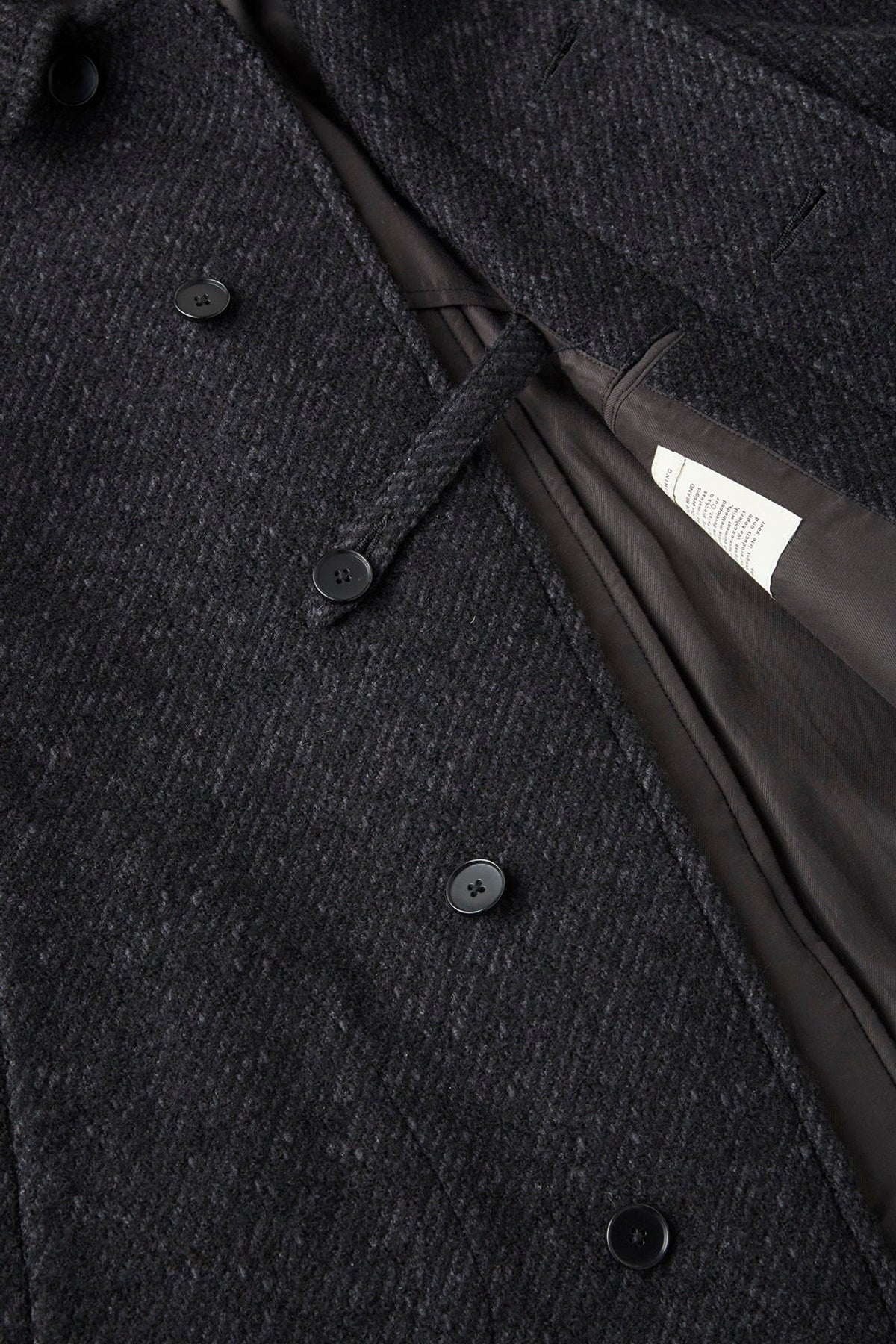○OLD JOE - SLIT-BACK GENTS COAT - ONYX