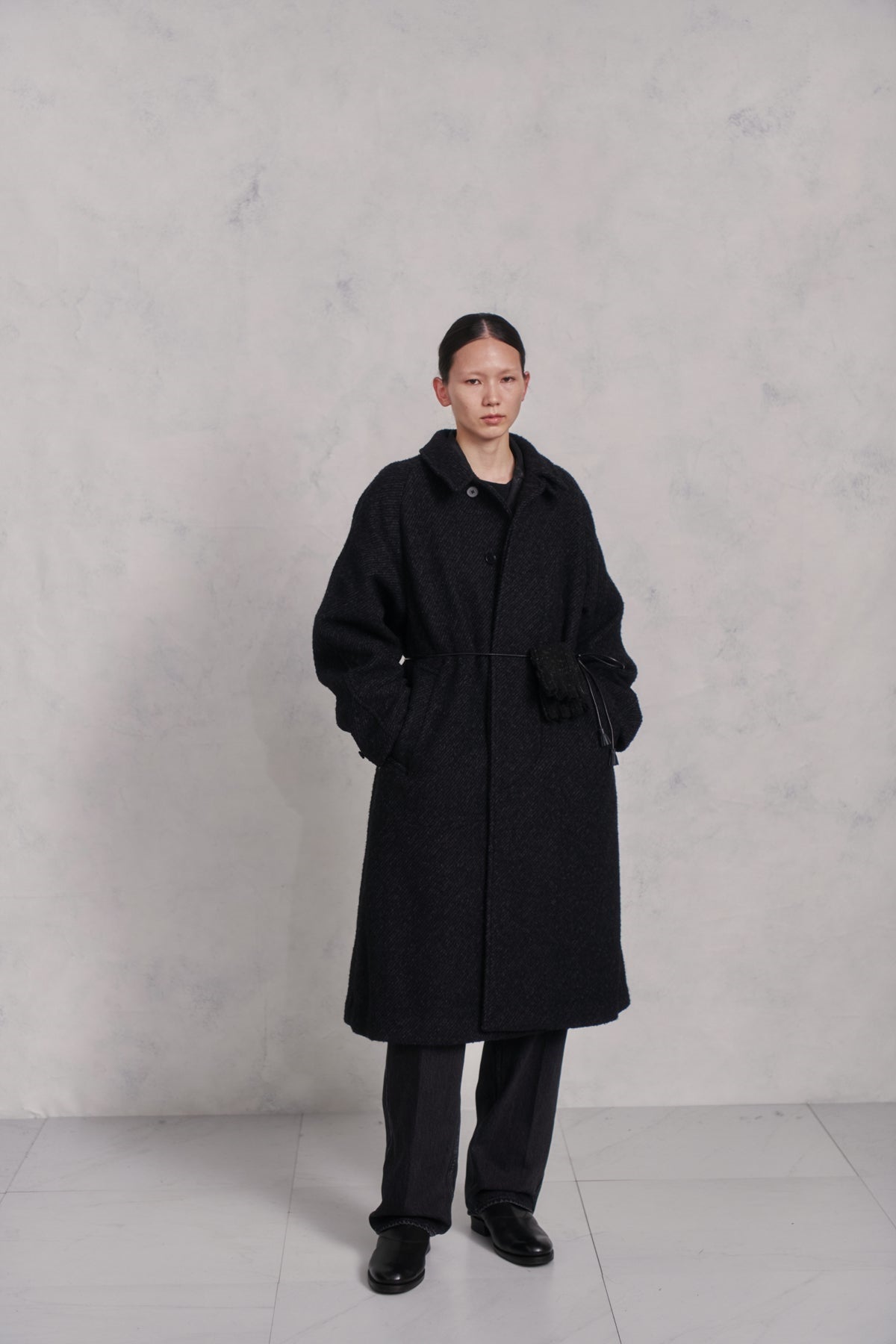 ○OLD JOE - SLIT-BACK GENTS COAT - ONYX