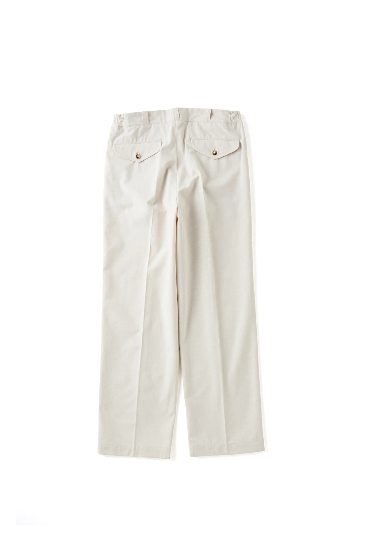 ○OLD JOE - FRONT TUCK ARMY TROUSER - NATURAL