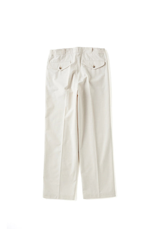 ○OLD JOE - FRONT TUCK ARMY TROUSER - NATURAL