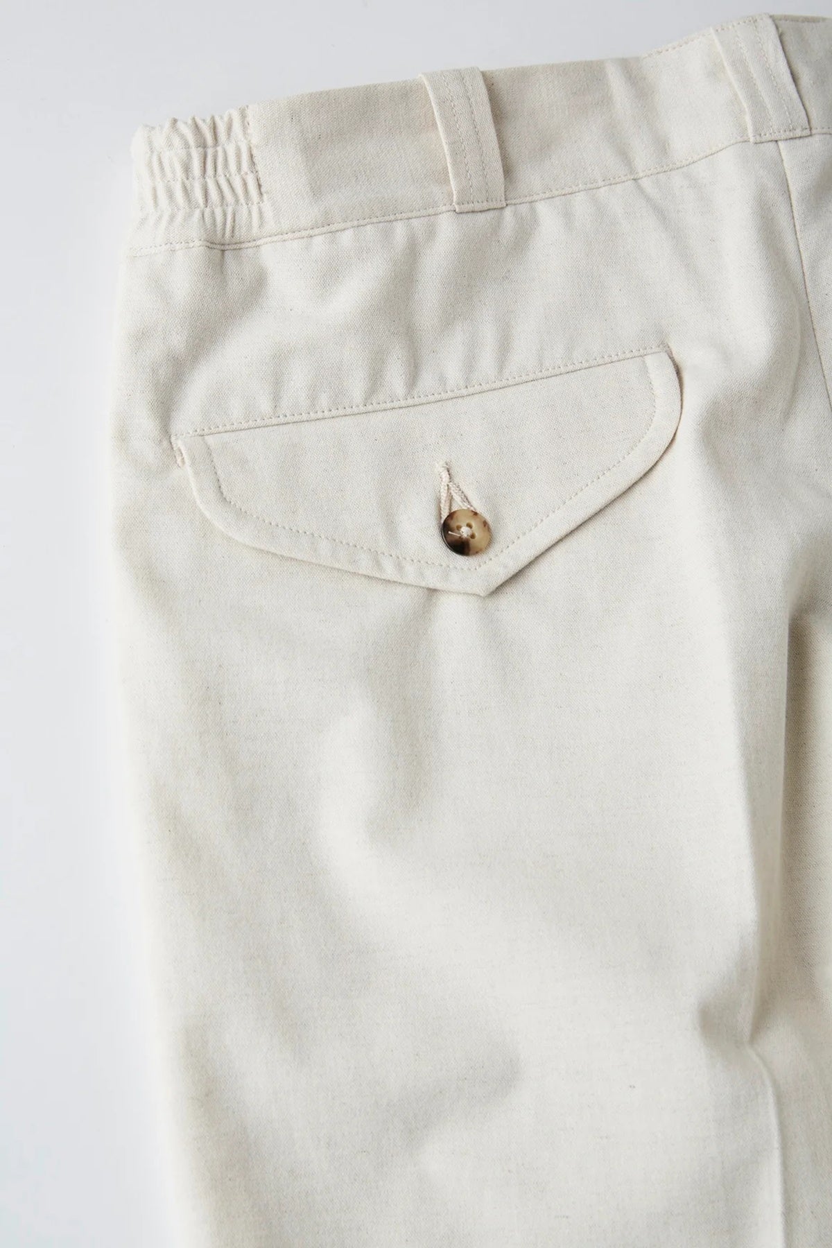 ○OLD JOE - FRONT TUCK ARMY TROUSER - NATURAL