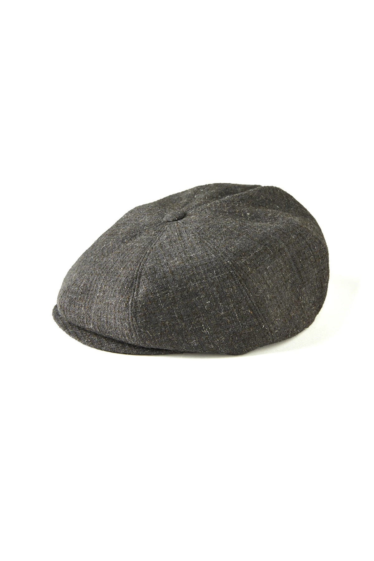 ○OLD JOE - KEMPI TWEED PEAKED CAP - PEWTER