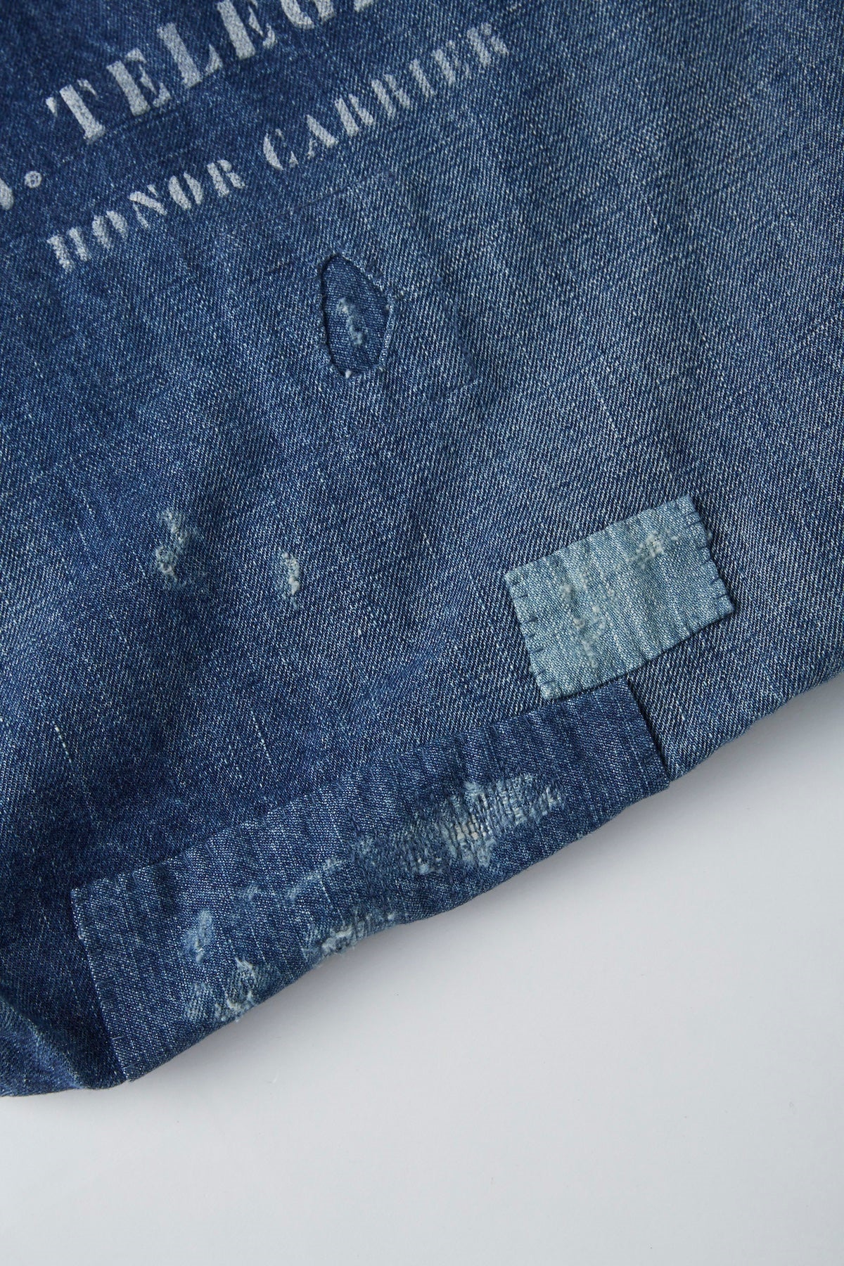 ○OLD JOE - NEWSPAPER BAG (SCAR FACE) - INDIGO