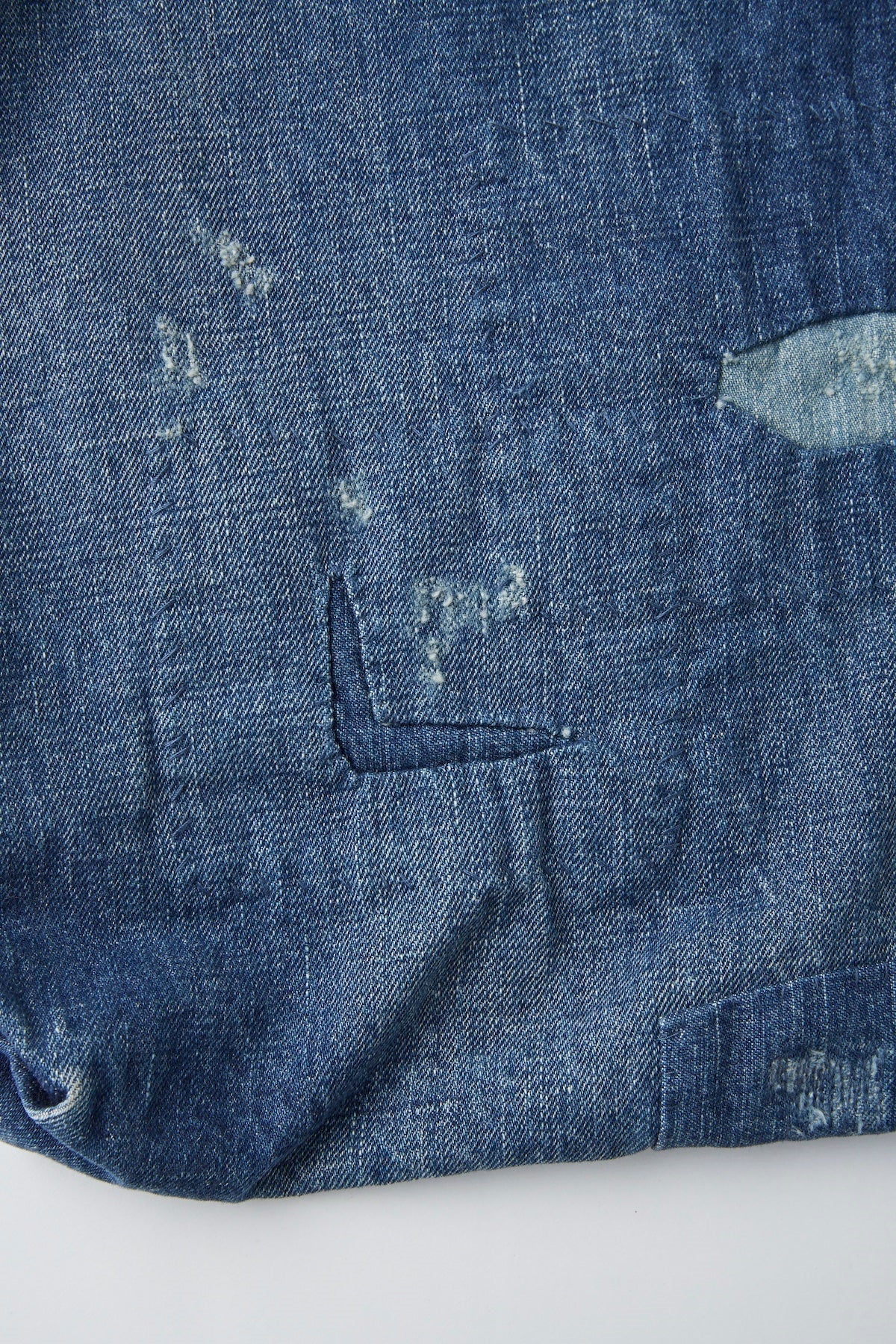 ○OLD JOE - NEWSPAPER BAG (SCAR FACE) - INDIGO