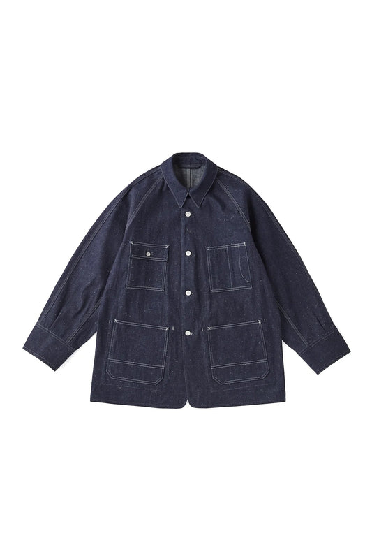 ○OLD JOE - HAMPTON CHORE JACKET- INDIGO