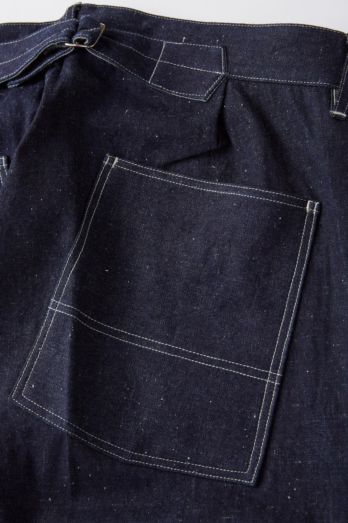 ○OLD JOE - DOUBLE FRONT SNUGGER TROUSER - INDIGO