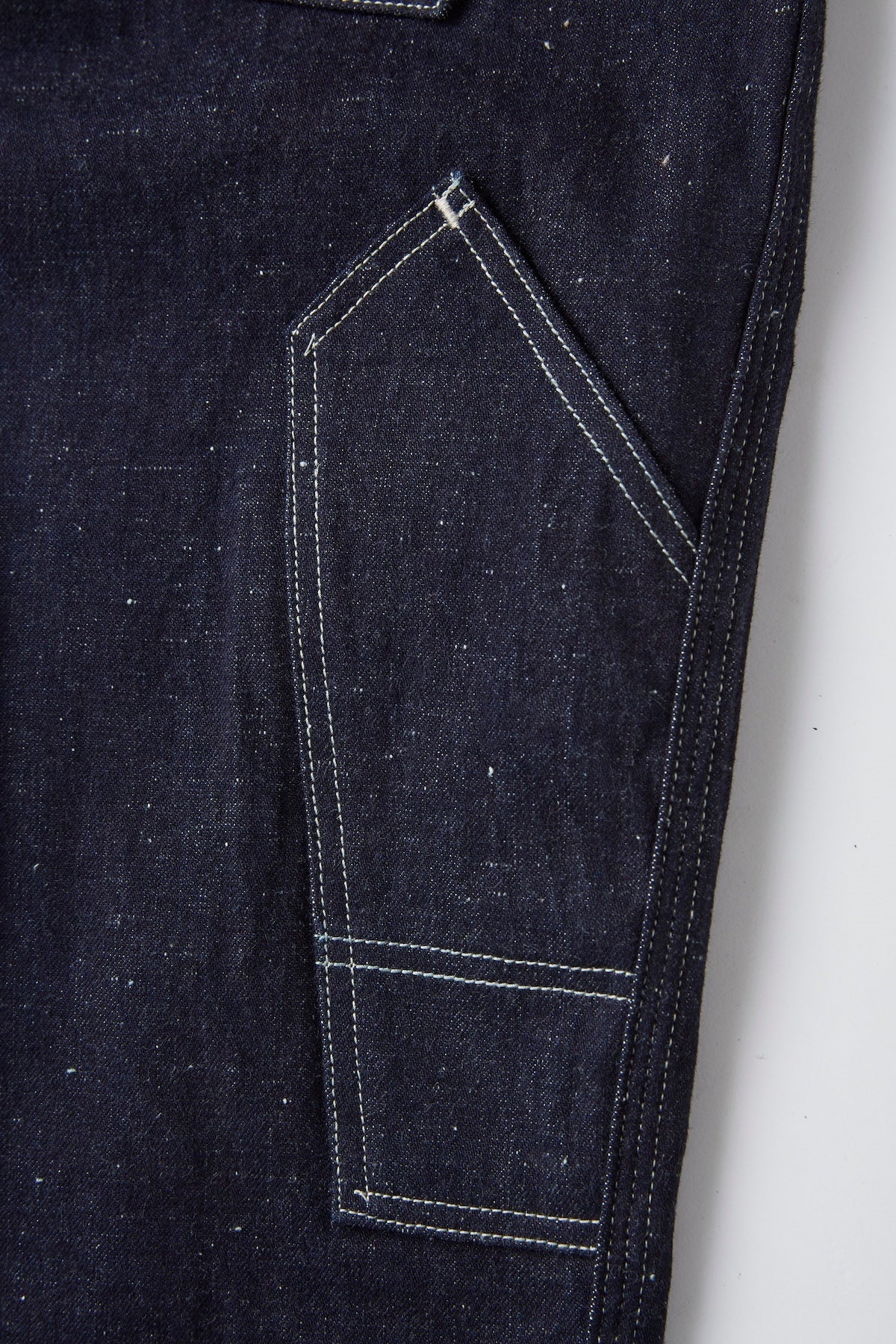 ○OLD JOE - DOUBLE FRONT SNUGGER TROUSER - INDIGO