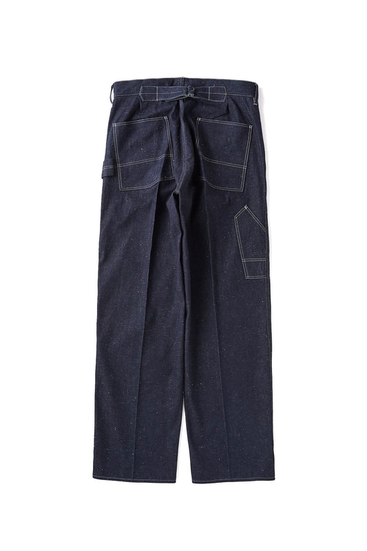 ○OLD JOE - DOUBLE FRONT SNUGGER TROUSER - INDIGO