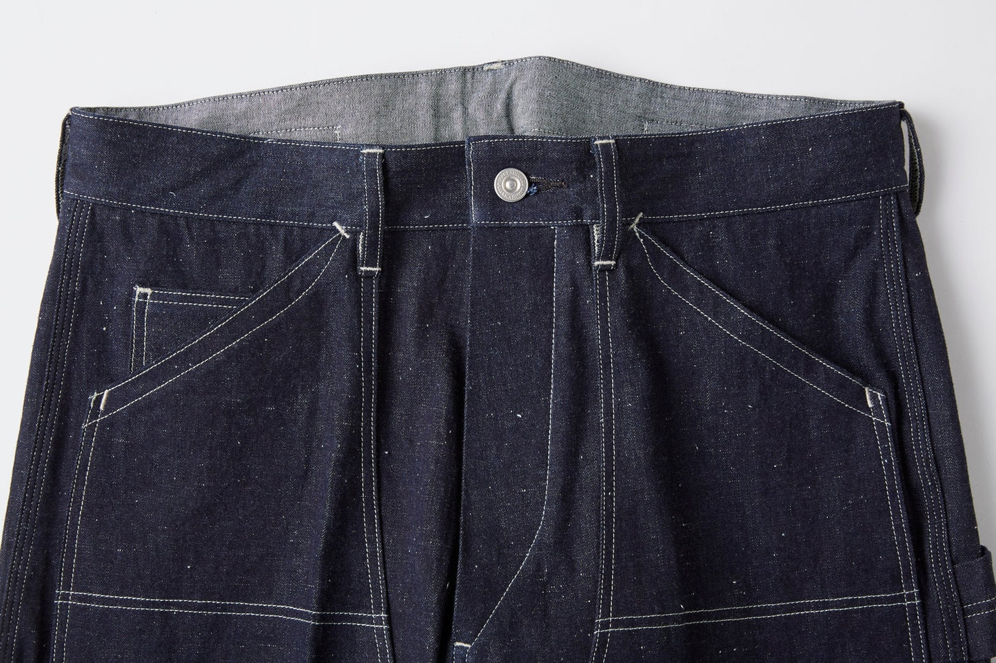 ○OLD JOE - DOUBLE FRONT SNUGGER TROUSER - INDIGO