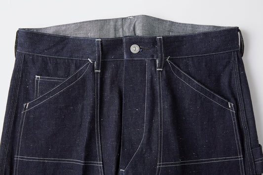 ○OLD JOE - DOUBLE FRONT SNUGGER TROUSER - INDIGO