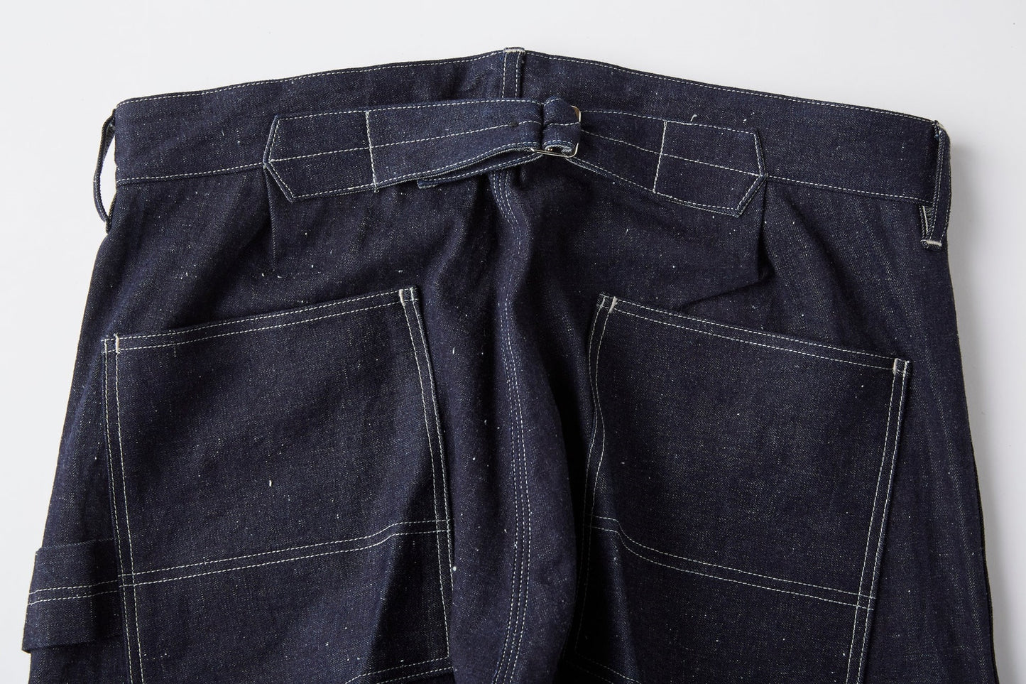 ○OLD JOE - DOUBLE FRONT SNUGGER TROUSER - INDIGO