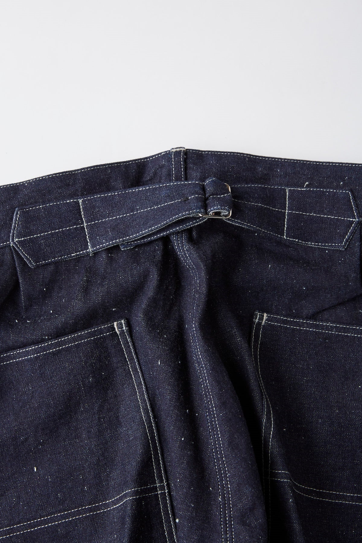 ○OLD JOE - DOUBLE FRONT SNUGGER TROUSER - INDIGO