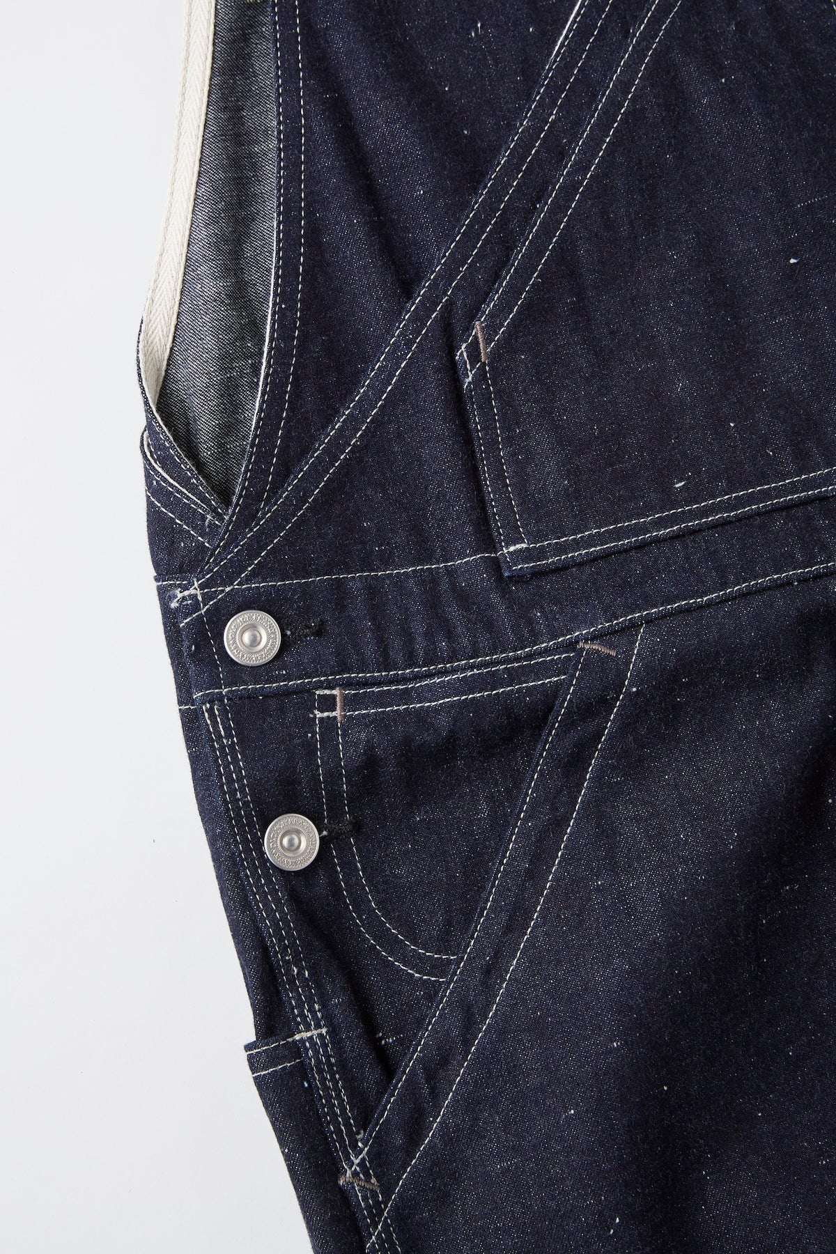 ○OLD JOE - CROSS SHOULDER ANVIL OVERALLS - INDIGO