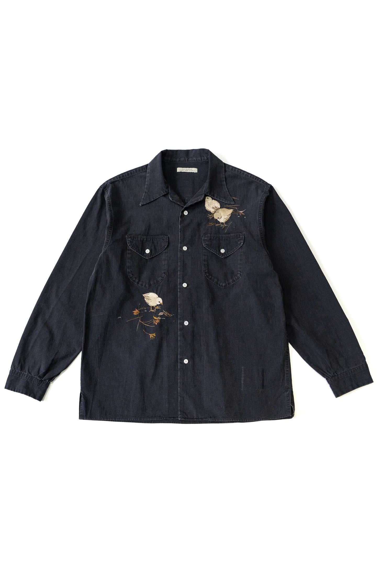 ○OLD JOE - SWALLOW COLLAR SPORTS SHIRTS Long-sleeve (Hiyoko) - GRAPHITE