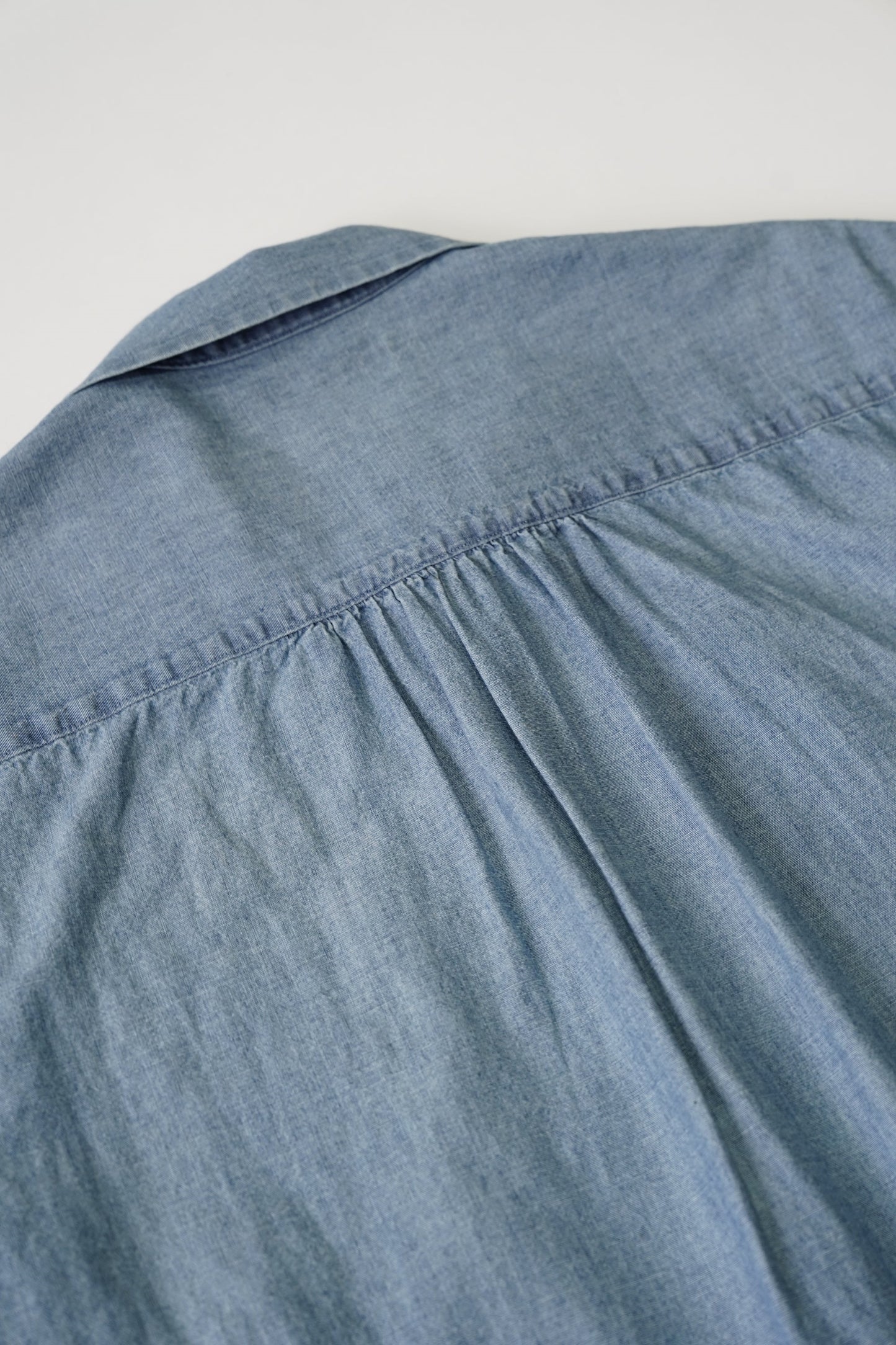 ○OLD JOE - SWALLOW COLLAR SPORTS SHIRTS Short-sleeve (Hiyoko) - INDIGO
