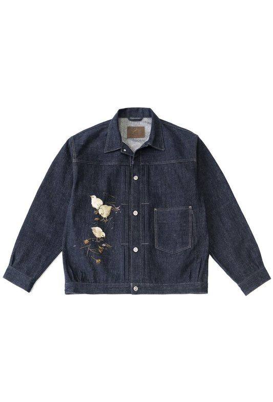 ○OLD JOE - ONE POCKET JEAN JACKET (Niwatori to Hiyoko) - INDIGO