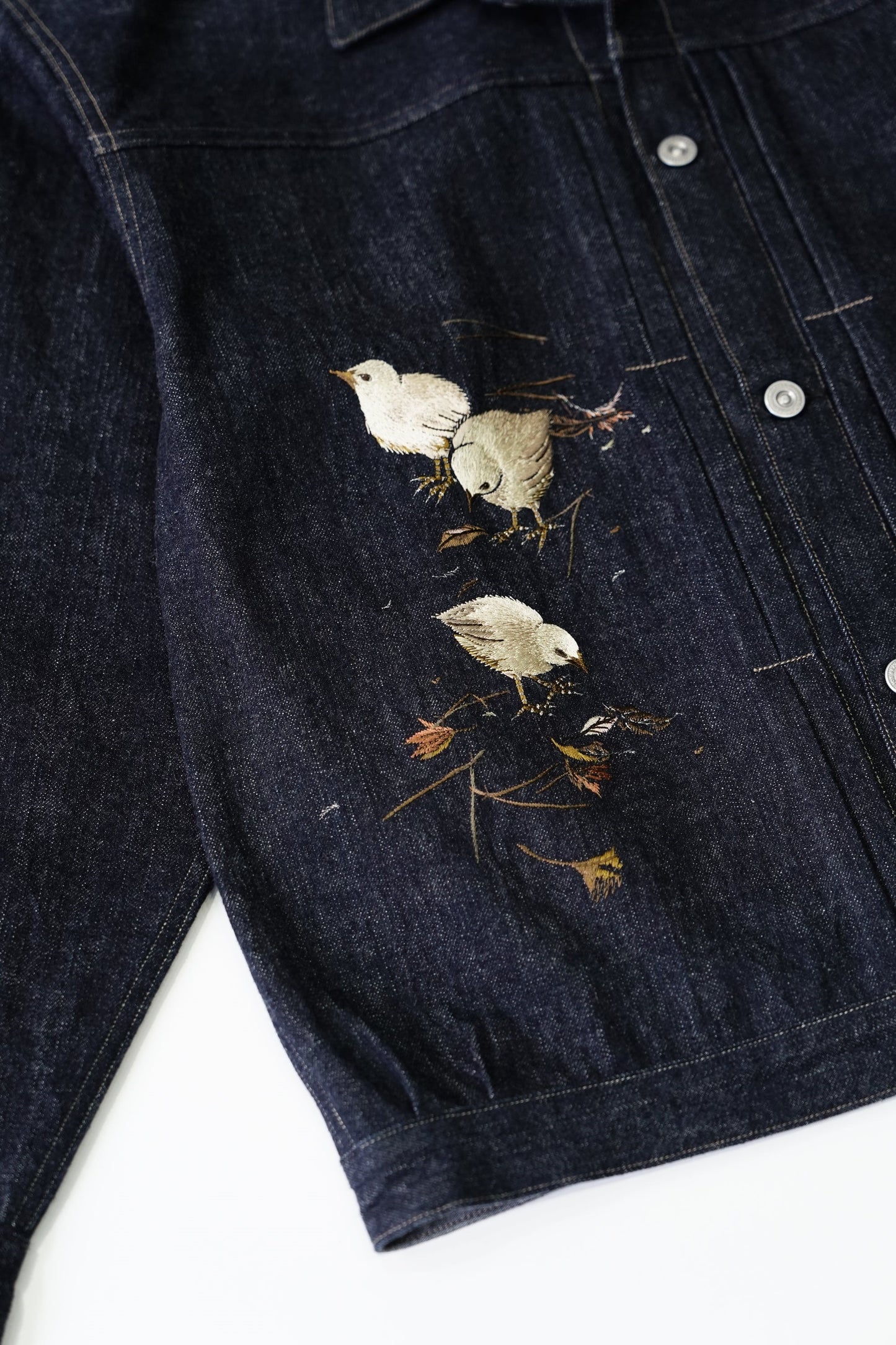 ○OLD JOE - ONE POCKET JEAN JACKET (Niwatori to Hiyoko) - INDIGO
