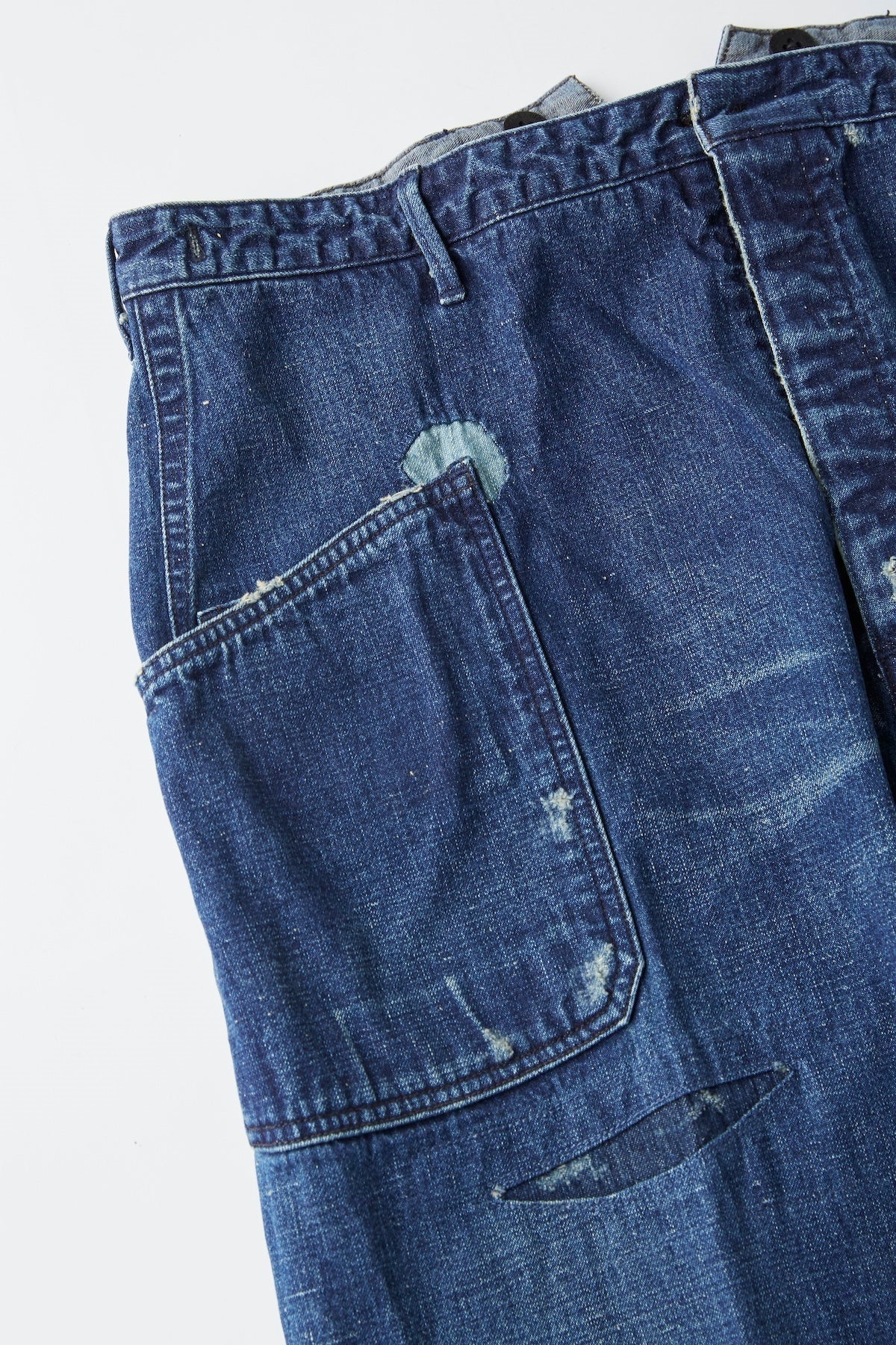 ○OLD JOE - WADORI SAILOR TROUSER (SCAR FACE) - INDIGO