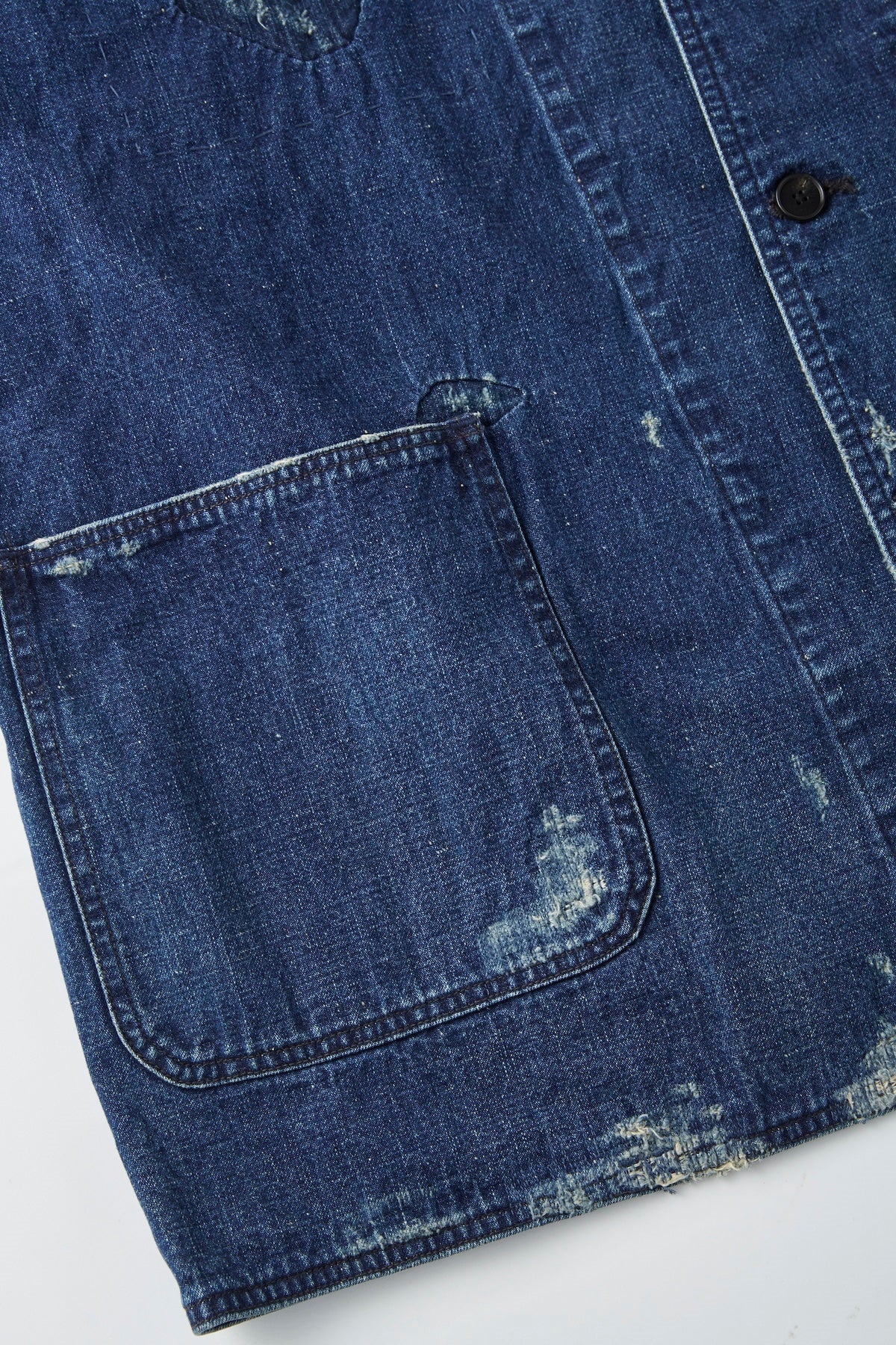 ○OLD JOE - SAILOR COLLAR CHORE JACKET (SCAR FACE) - INDIGO