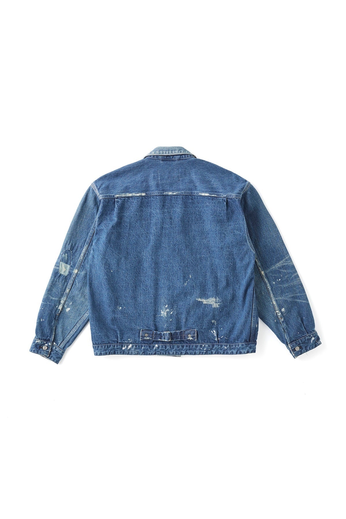 ○OLD JOE - ONE POCKET JEAN JACKET (SCAR FACE & PAINT) - INDIGO