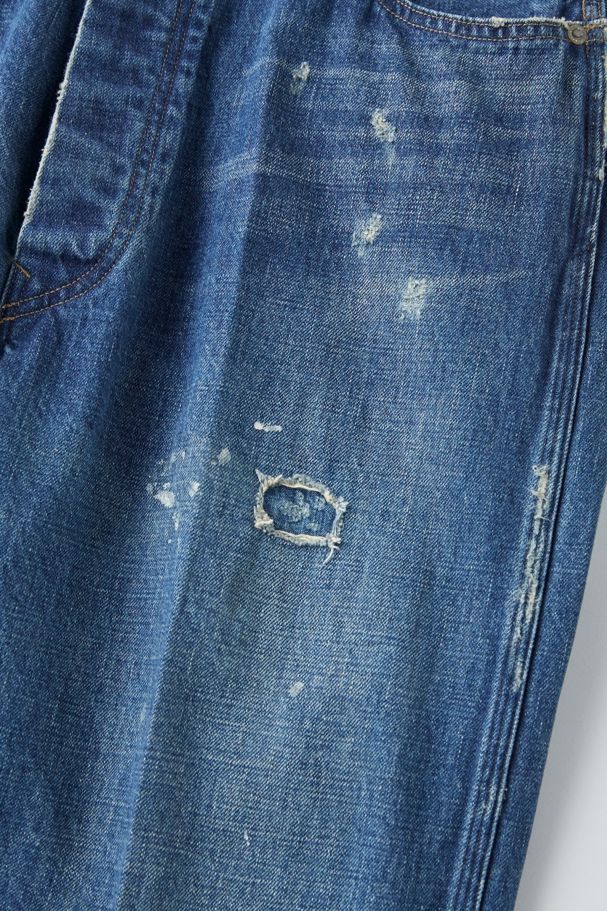 ○OLD JOE - BELTLESS WAIST JEAN TROUSER - INDIGO