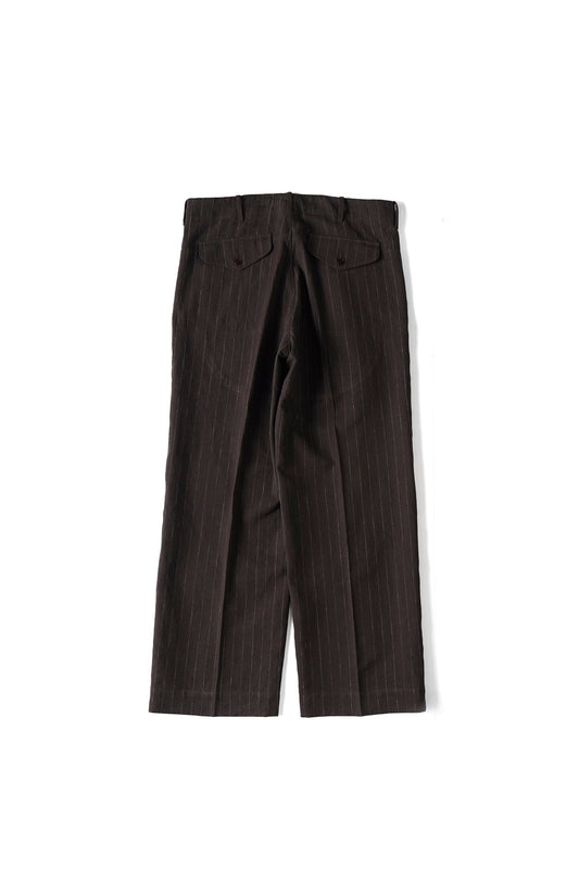 ○OLD JOE - PADED-BACK ROVER TROUSER - JASPE STRIPE