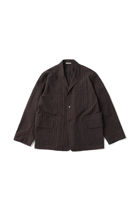 ○OLD JOE - NOTCHED-RAPEL GEORGES JACKET - JASPE STRIPE