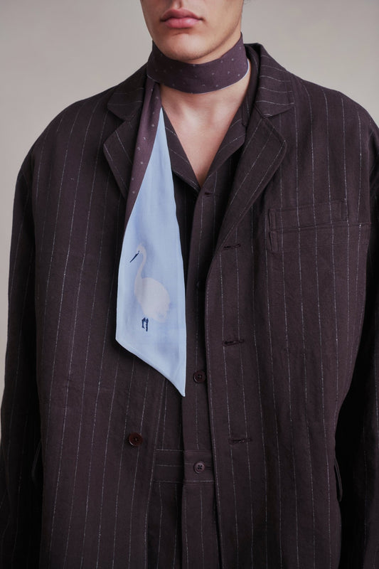 ○OLD JOE - NOTCHED-RAPEL GEORGES JACKET - JASPE STRIPE