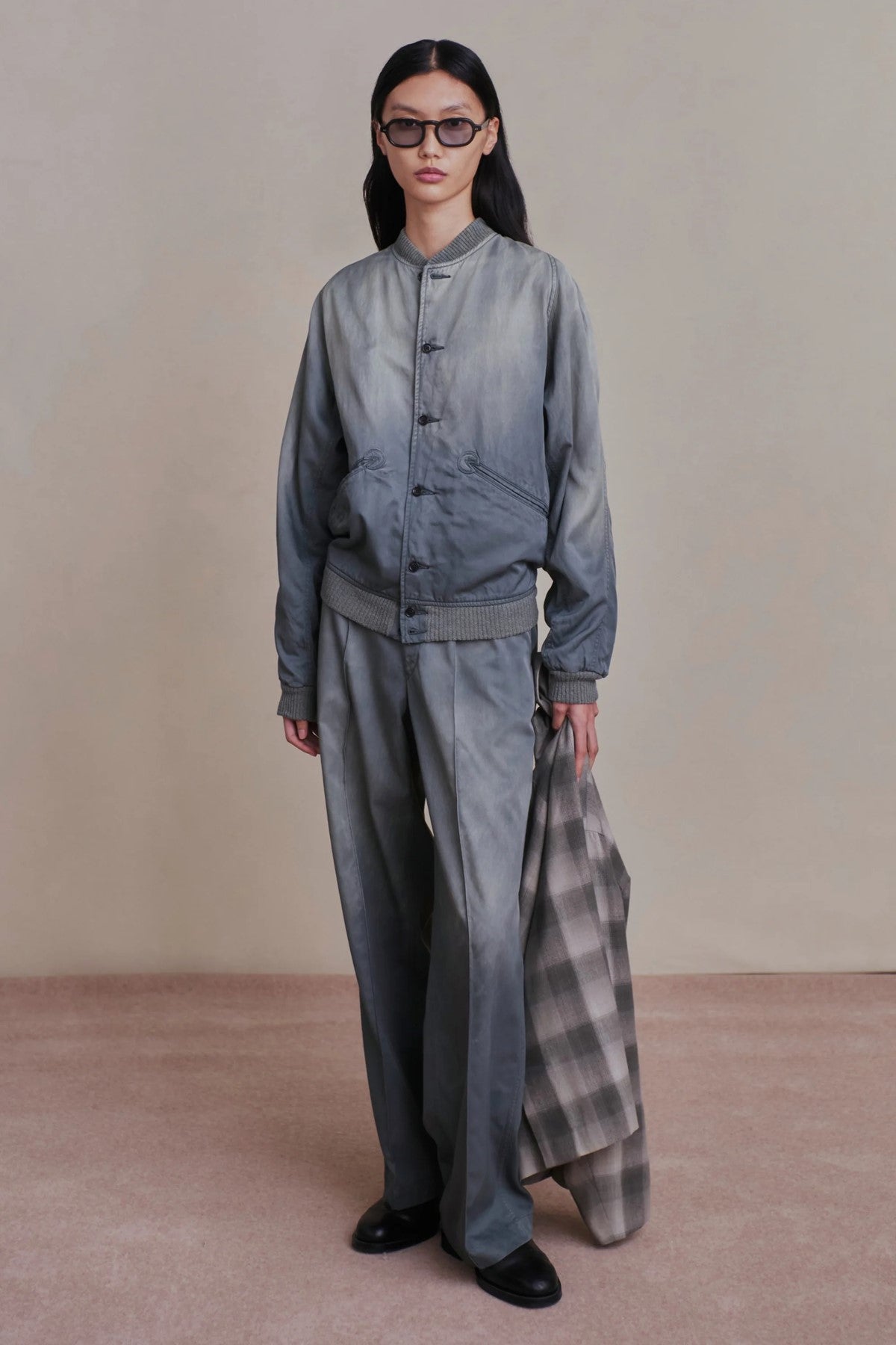 ○OLD JOE - PATINA-RAYON SPORTING TROUSER - CELADON