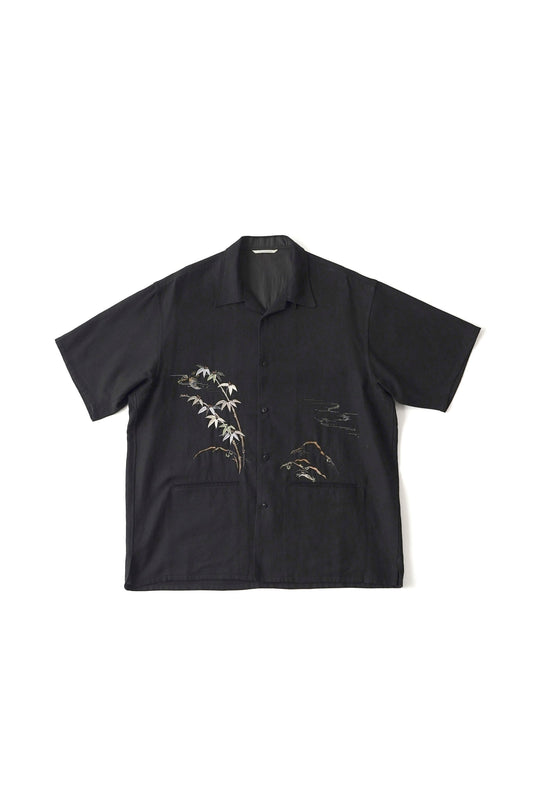 ○OLD JOE - LOWER POCKET SOUVENIR SHIRTS (Short-Sleeve) - ONYX)