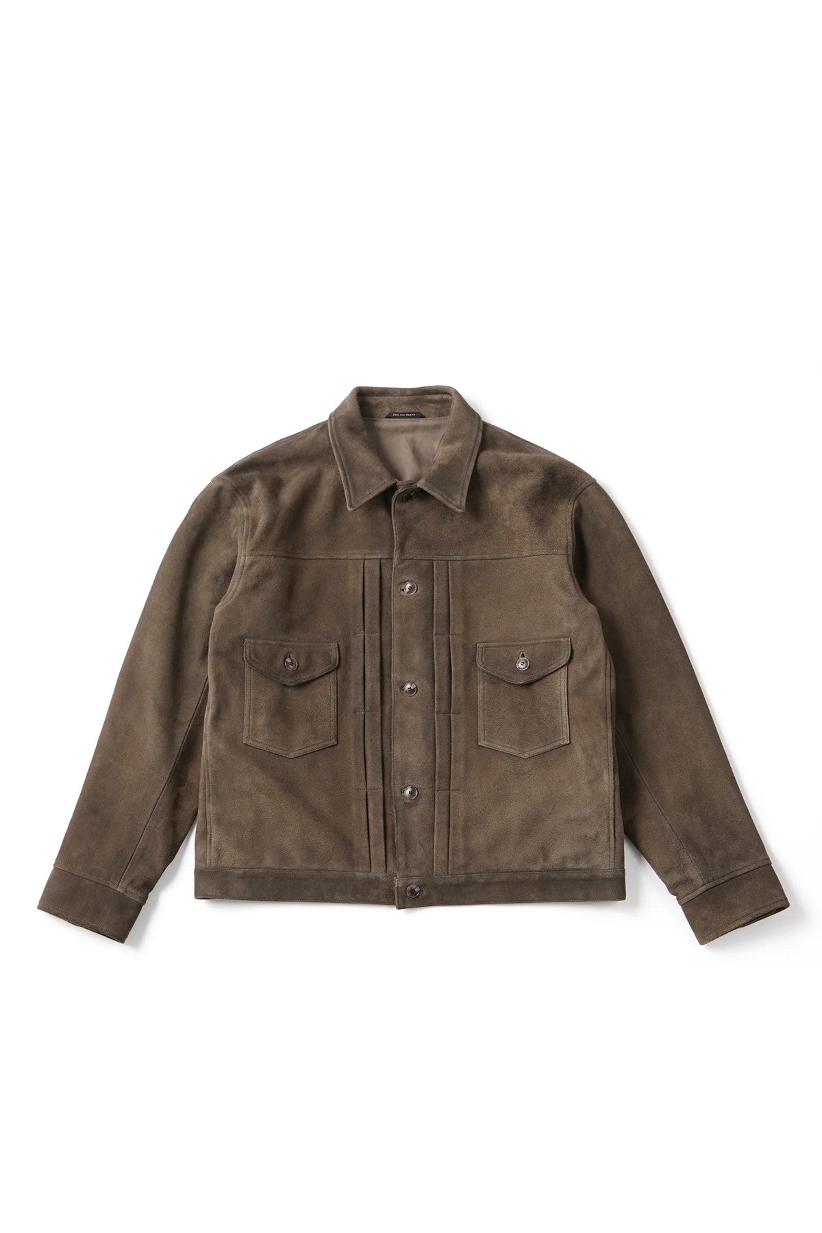 ○OLD JOE - PATINA DEER-SKIN JEAN JACKET (SUEDE) - OAK SUEDE