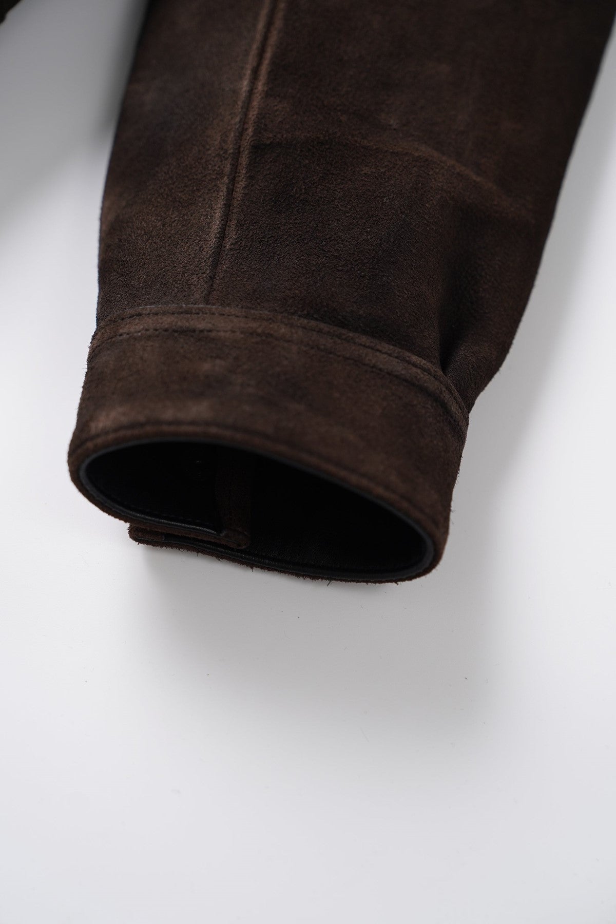○OLD JOE - PATINA HORSE-HIDE ROPER JACKET - EBONY SUEDE
