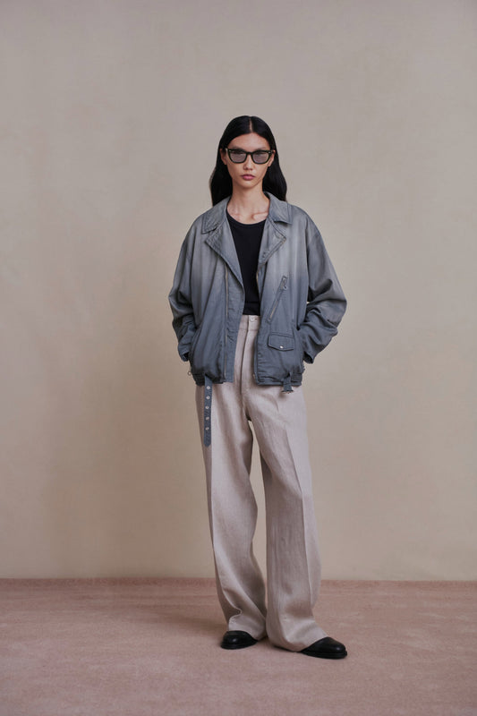 ○OLD JOE - PATINA-RAYON PERFECTO JACKET - CELADON